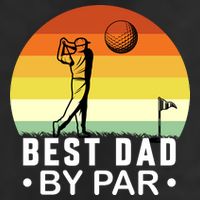 Best Dad By Par Golf T Adult Drive Performance Visor