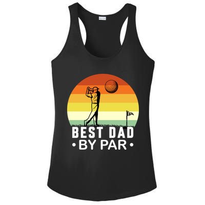 Best Dad By Par Golf T Ladies PosiCharge Competitor Racerback Tank