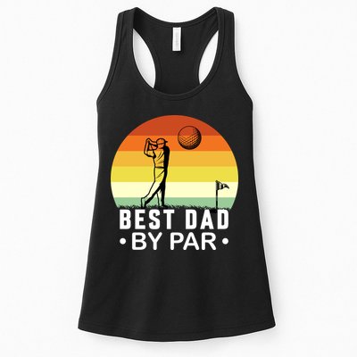 Best Dad By Par Golf T Womens Tank Top