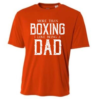 Boxing Dad Boxer Gift Fathers Day Gift Cooling Performance Crew T-Shirt