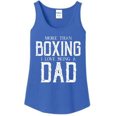 Boxing Dad Boxer Gift Fathers Day Gift Ladies Essential Tank