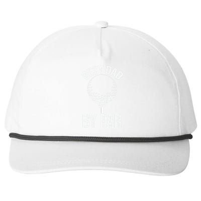 Best Dad By Par Snapback Five-Panel Rope Hat