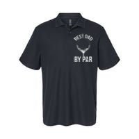 Best Dad By Par Softstyle Adult Sport Polo