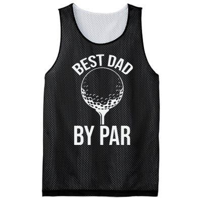 Best Dad By Par Mesh Reversible Basketball Jersey Tank