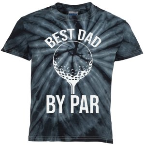 Best Dad By Par Kids Tie-Dye T-Shirt