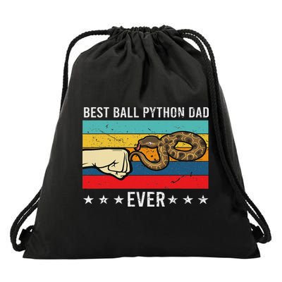 Beest Dad Ball Python Owner Gift Snake Lover Drawstring Bag