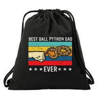 Beest Dad Ball Python Owner Gift Snake Lover Drawstring Bag
