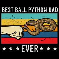 Beest Dad Ball Python Owner Gift Snake Lover Drawstring Bag