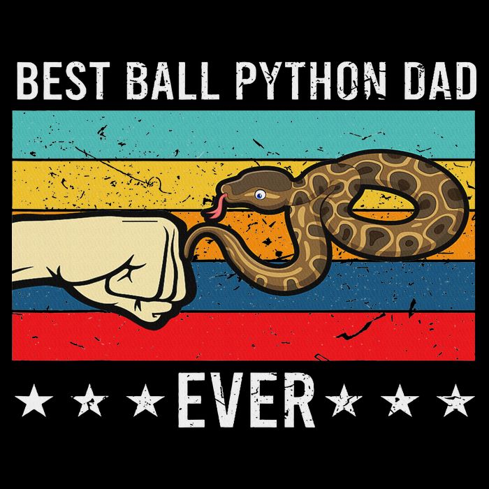 Beest Dad Ball Python Owner Gift Snake Lover Drawstring Bag