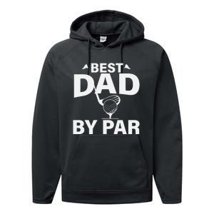 Best Dad By Par Performance Fleece Hoodie