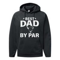 Best Dad By Par Performance Fleece Hoodie