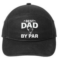 Best Dad By Par 7-Panel Snapback Hat