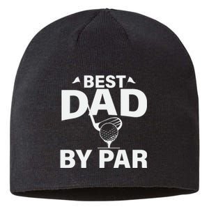 Best Dad By Par Sustainable Beanie