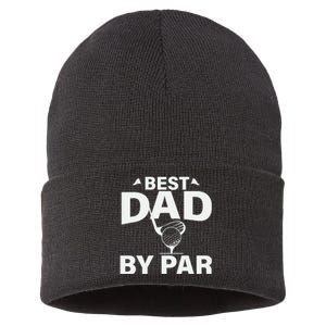 Best Dad By Par Sustainable Knit Beanie