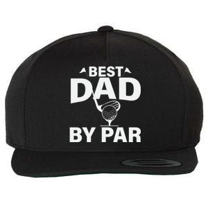 Best Dad By Par Wool Snapback Cap