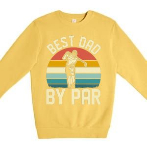 Best Dad By Par Premium Crewneck Sweatshirt