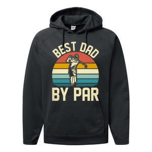 Best Dad By Par Performance Fleece Hoodie