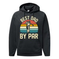 Best Dad By Par Performance Fleece Hoodie