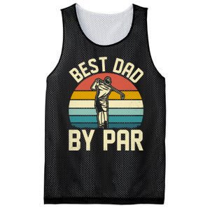 Best Dad By Par Mesh Reversible Basketball Jersey Tank