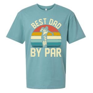 Best Dad By Par Sueded Cloud Jersey T-Shirt