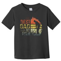 Best Dad By Par Retro Vintage Fathers Day Golf Lover Golfer Toddler T-Shirt