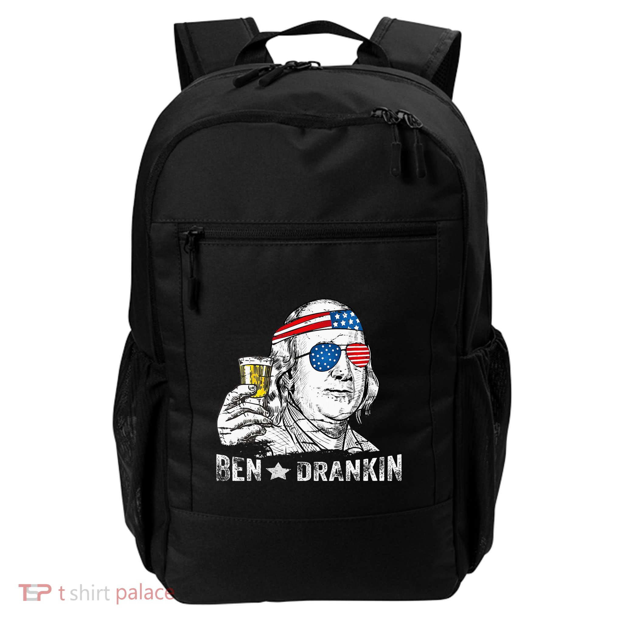 Ben Drankin Benjamin Franklin Drinking Daily Commute Backpack