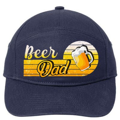 Beer Dad Birthday Holidays Father´s Day 7-Panel Snapback Hat