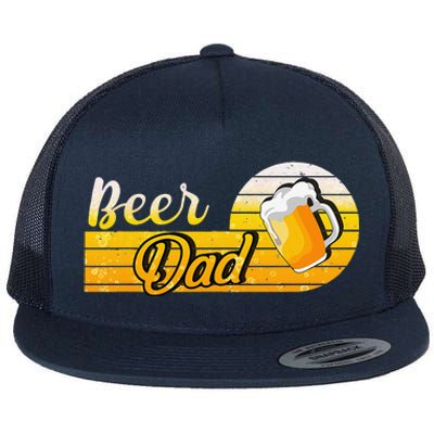 Beer Dad Birthday Holidays Father´s Day Flat Bill Trucker Hat