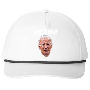 Bye Done Bye Bye Joe Biden Drops Out Of 2024 Election Snapback Five-Panel Rope Hat