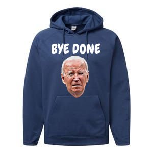 Bye Done Bye Bye Joe Biden Drops Out Of 2024 Election Performance Fleece Hoodie