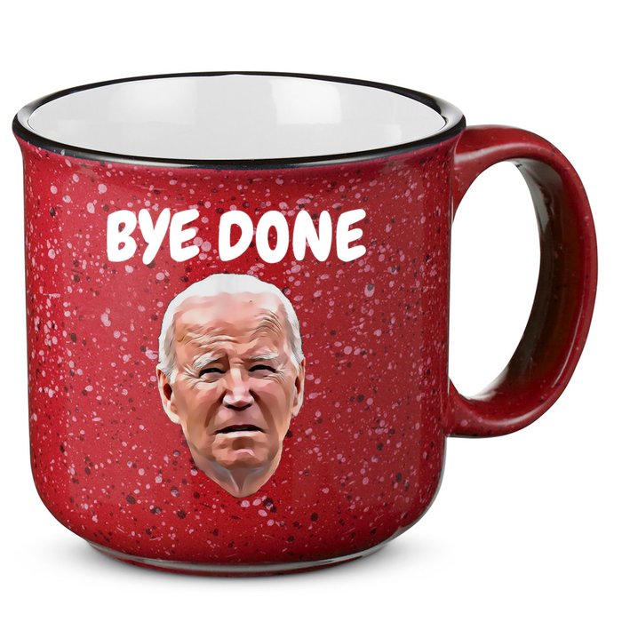Bye Done Bye Bye Joe Biden Drops Out Of 2024 Election 15oz Campfire Ceramic Mug