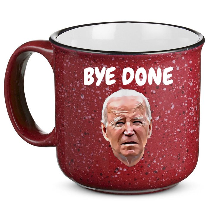Bye Done Bye Bye Joe Biden Drops Out Of 2024 Election 15oz Campfire Ceramic Mug