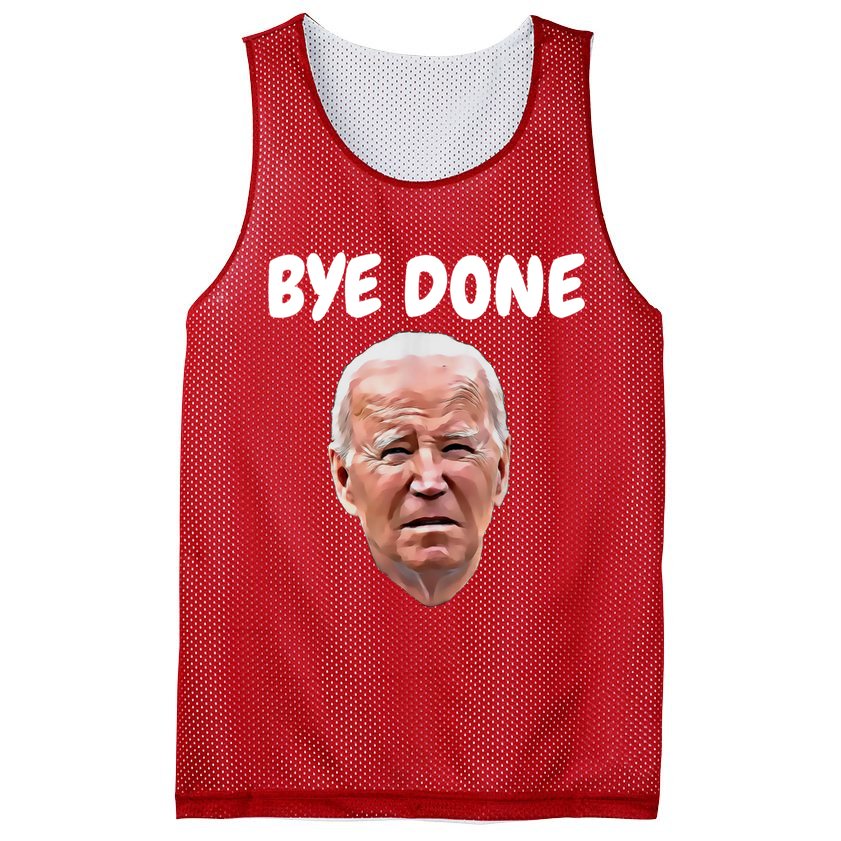 Bye Done Bye Bye Joe Biden Drops Out Of 2024 Election Mesh Reversible Basketball Jersey Tank