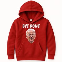 Bye Done Bye Bye Joe Biden Drops Out Of 2024 Election Kids Hoodie