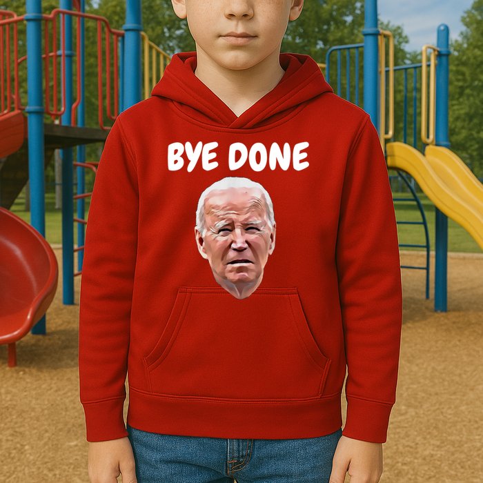 Bye Done Bye Bye Joe Biden Drops Out Of 2024 Election Kids Hoodie