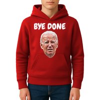 Bye Done Bye Bye Joe Biden Drops Out Of 2024 Election Kids Hoodie