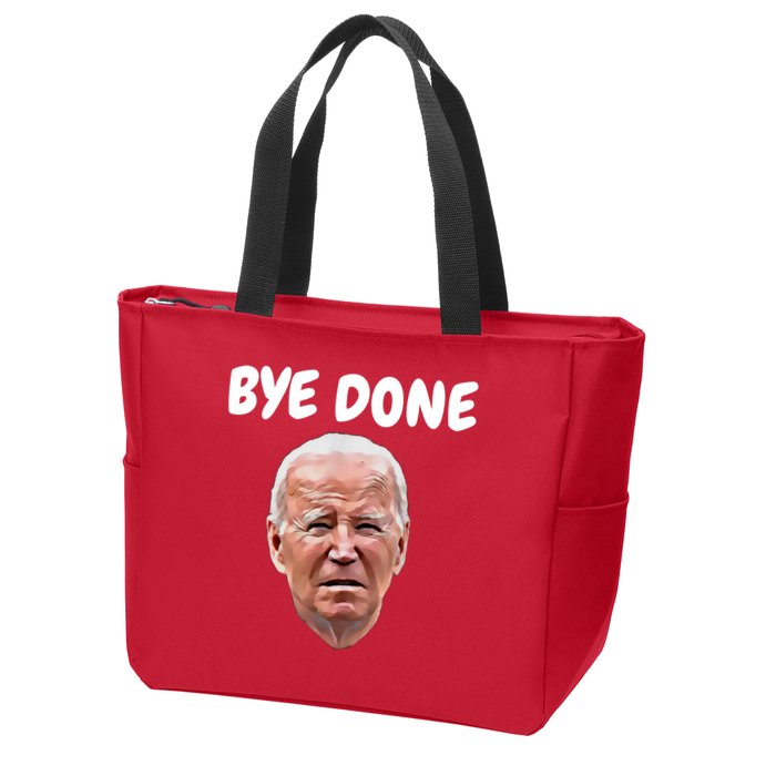 Bye Done Bye Bye Joe Biden Drops Out Of 2024 Election Zip Tote Bag