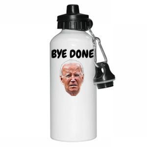 Bye Done Bye Bye Joe Biden Drops Out Of 2024 Election Aluminum Water Bottle