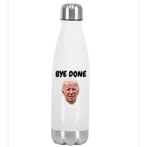 Bye Done Bye Bye Joe Biden Drops Out Of 2024 Election Stainless Steel Insulated Water Bottle