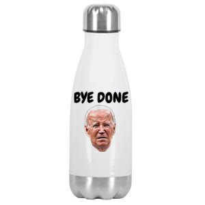 Bye Done Bye Bye Joe Biden Drops Out Of 2024 Election Stainless Steel Insulated Water Bottle