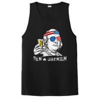 Ben Drankin Benjamin Franklin Drinking Beer 4th Of July PosiCharge Competitor Tank