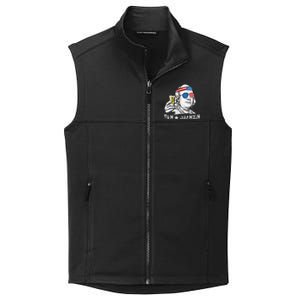 Ben Drankin Benjamin Franklin Drinking Beer 4th Of July Collective Smooth Fleece Vest