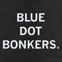 Blue Dot Bonkers 7 Panel Mesh Trucker Snapback Hat