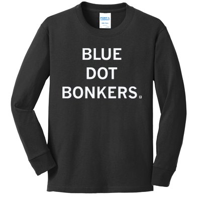 Blue Dot Bonkers Kids Long Sleeve Shirt