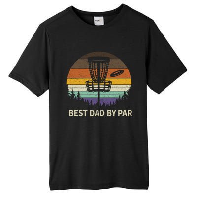 Best Dad By Par Disc Golf Meaningful Gift Funny Dad Papa Frisbee Golf Meaningful Tall Fusion ChromaSoft Performance T-Shirt