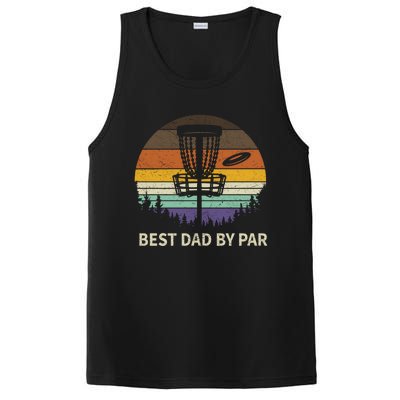 Best Dad By Par Disc Golf Meaningful Gift Funny Dad Papa Frisbee Golf Meaningful PosiCharge Competitor Tank