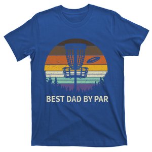 Best Dad By Par Disc Golf Meaningful Gift Funny Dad Papa Frisbee Golf Meaningful T-Shirt