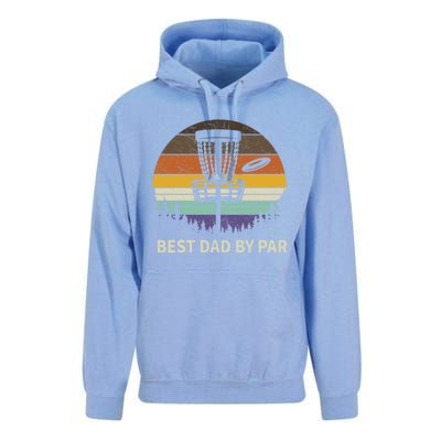 Best Dad By Par Disc Golf Meaningful Gift Funny Dad Papa Frisbee Golf Meaningful Unisex Surf Hoodie