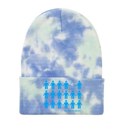 Be Different Tie Dye 12in Knit Beanie