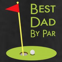 Best Dad By Par Golf Themed Design For Golfing Dad Golfer Adult Drive Performance Visor